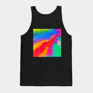 Psychedelic Rainbow Quartz Tank Top